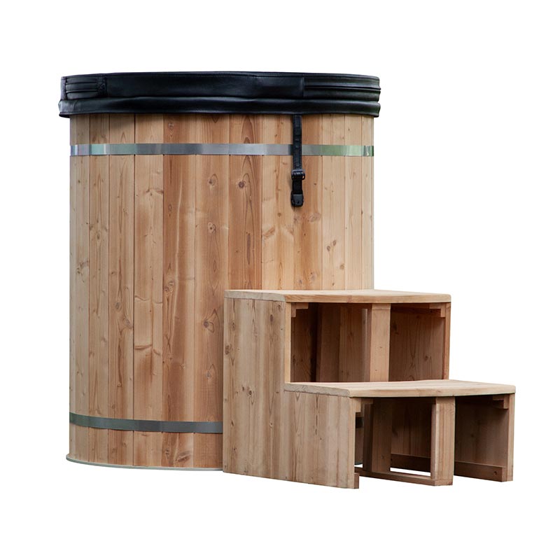 Thermo Pine Wood Ice Bath Tub karo 304 Stainless Steel Liner Thermo Pine Wood Ice Bath Tub karo 304 Stainless Steel Liner