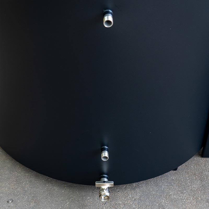 Dikiataken 304 Stainless Steel Black Cold Plunge Tub