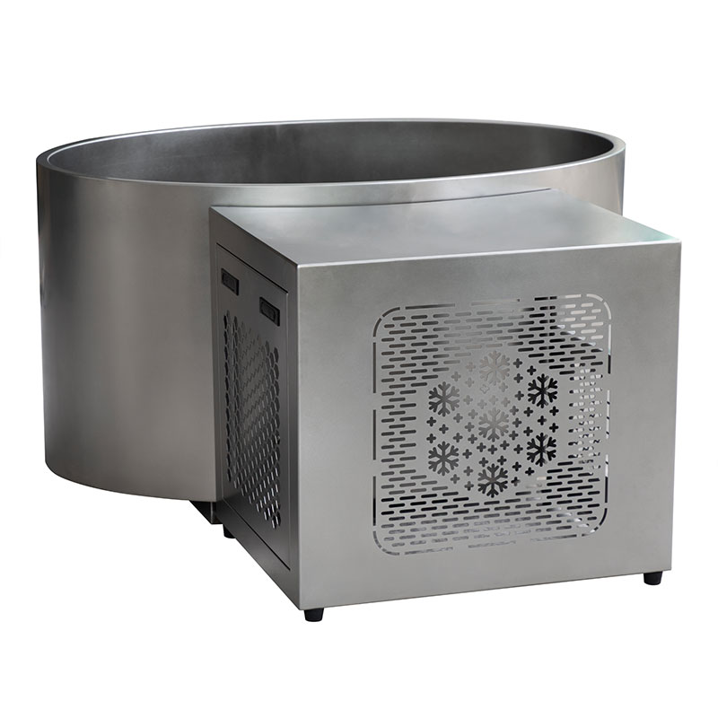 Kabeh-Stainless Steel Oval Cold Plunge Tub