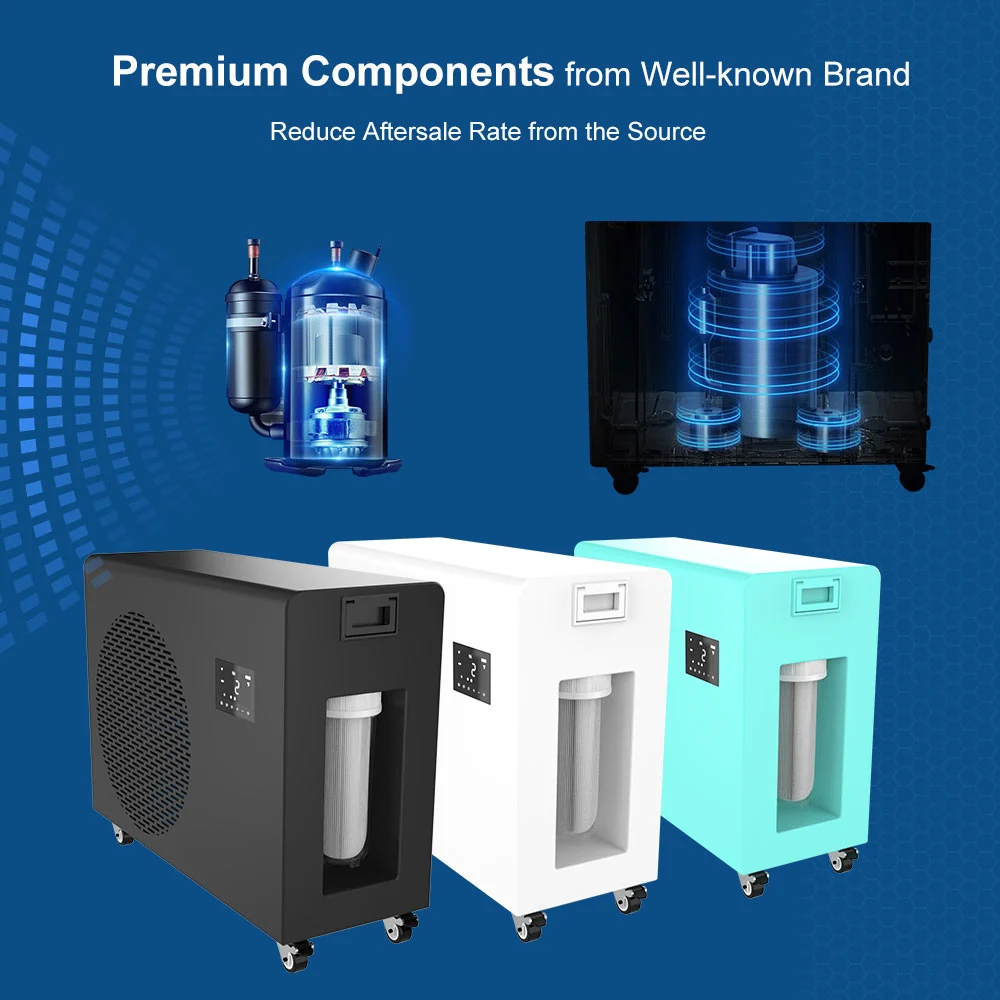 Compact Advanced Ice Bath Cold Plunge Chiller Filter