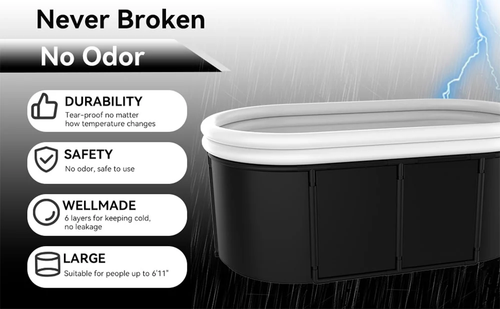 Large Cold Bath Pool For Muscle Recovery