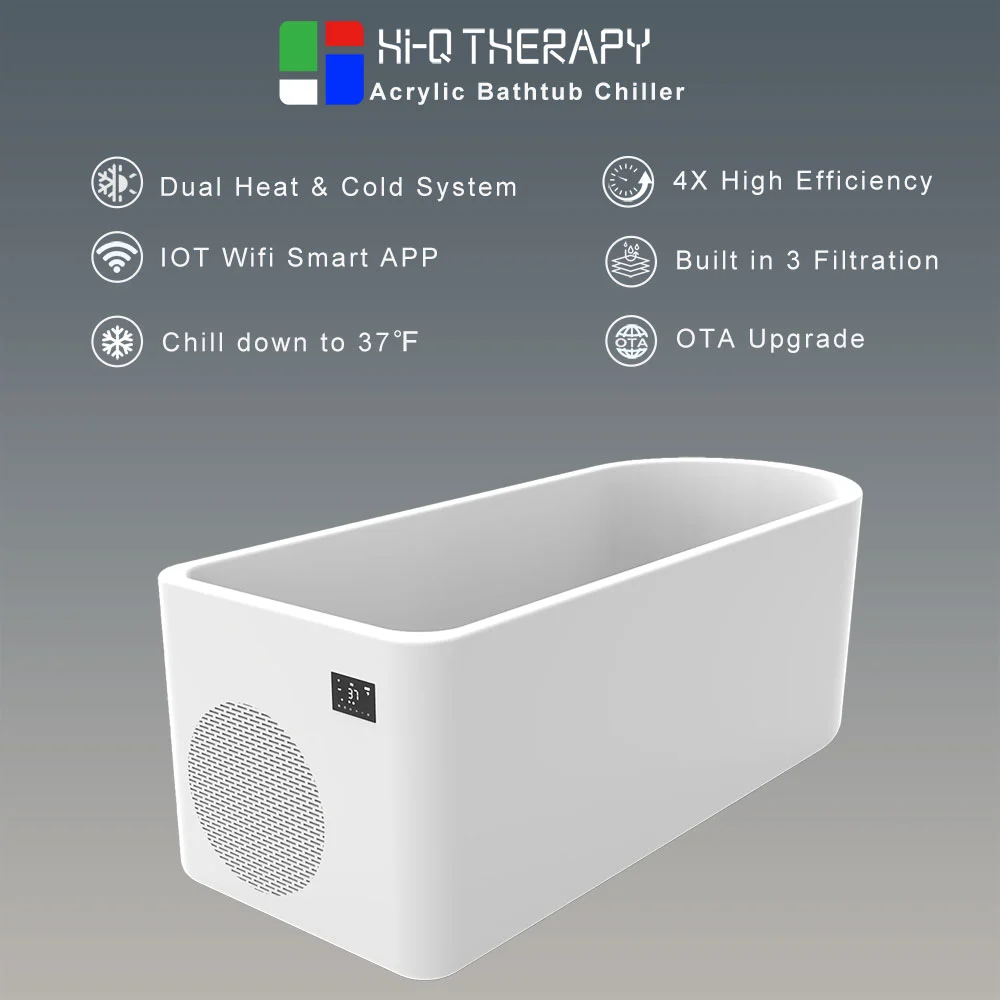 Large Spa Acrylic Cold Bathtub