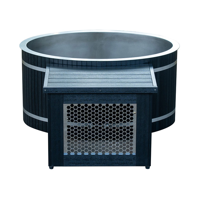 Oval kadhemen nganggo tabung stainless-steel